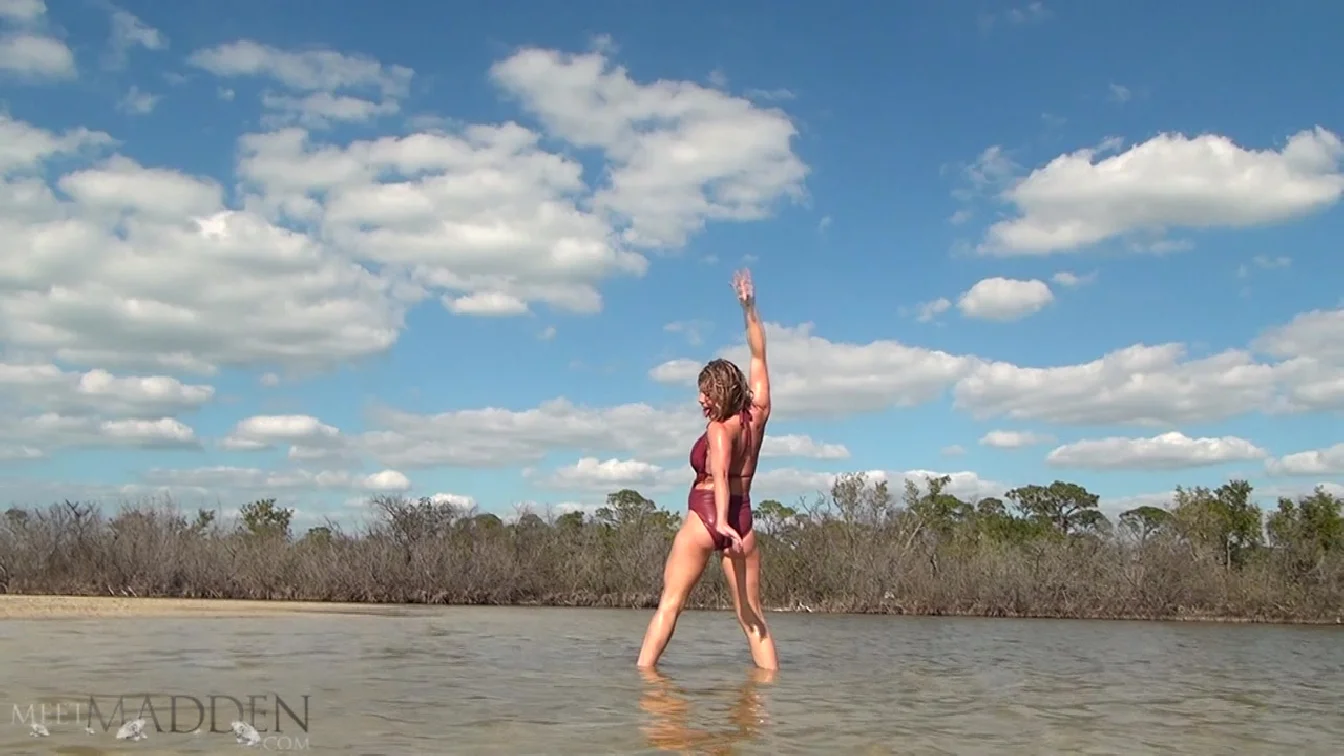 Preview of MeetMadden BTS Red Swimsuit XXX